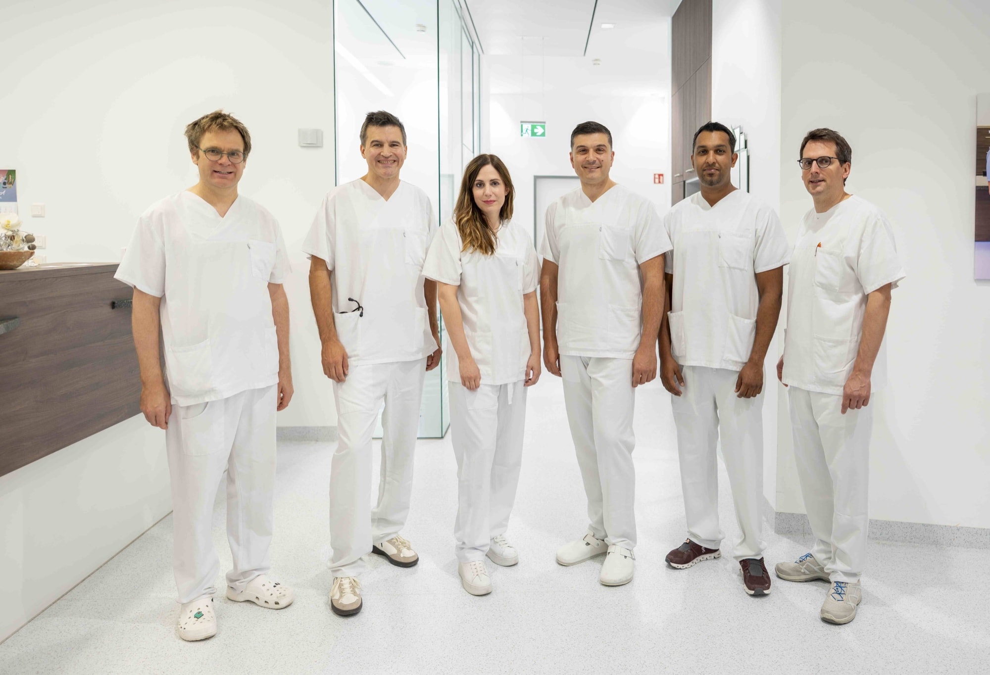Ärzteteam der Kardiologie mit Chefarzt Dr. Peter M. Reil im AMEOS Klinikum St. Elisabeth Neuburg